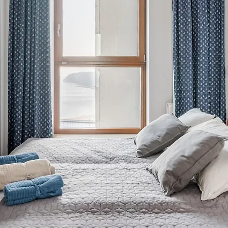 Golden Apartments&sea Tower 公寓 格丁尼亚